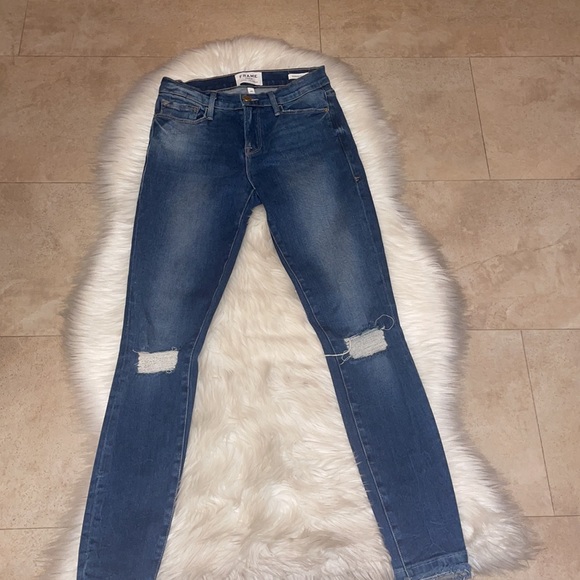 Frame Denim Le Skinny de Jeanne in Lambeth - Picture 2 of 6